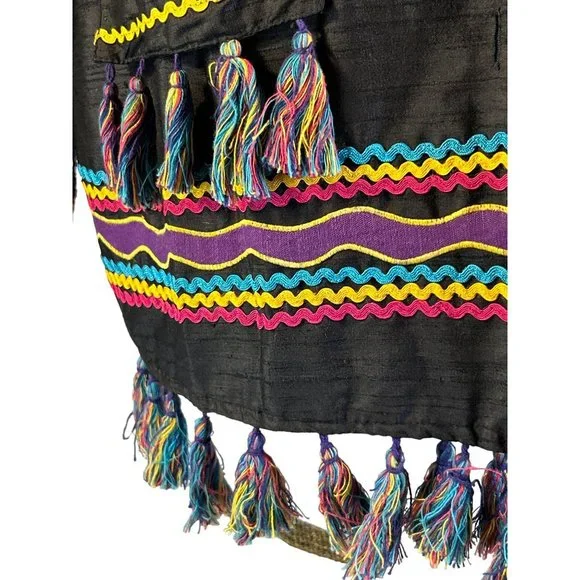 Allure Jacket Womens Medium Embellished Vintage Retro Button - Picture 7 of 9